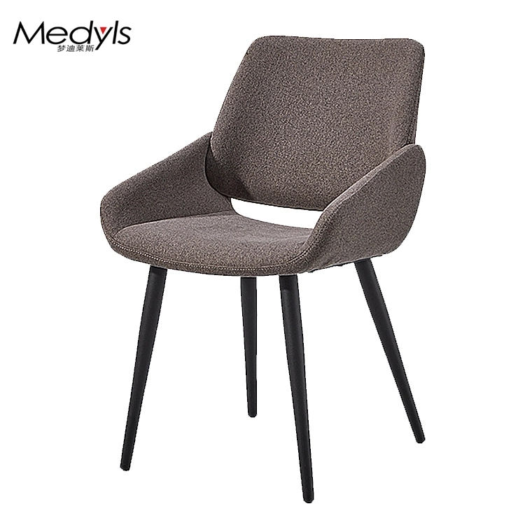 Circular Tube Metal Frame Upholstered With Blue Fabric Company Comfortable Dining Chairs - Medyls (6) Circular Tube Metal Frame Upholstered With Blue Fabric Company Comfortable Dining Chairs - Medyls (6)