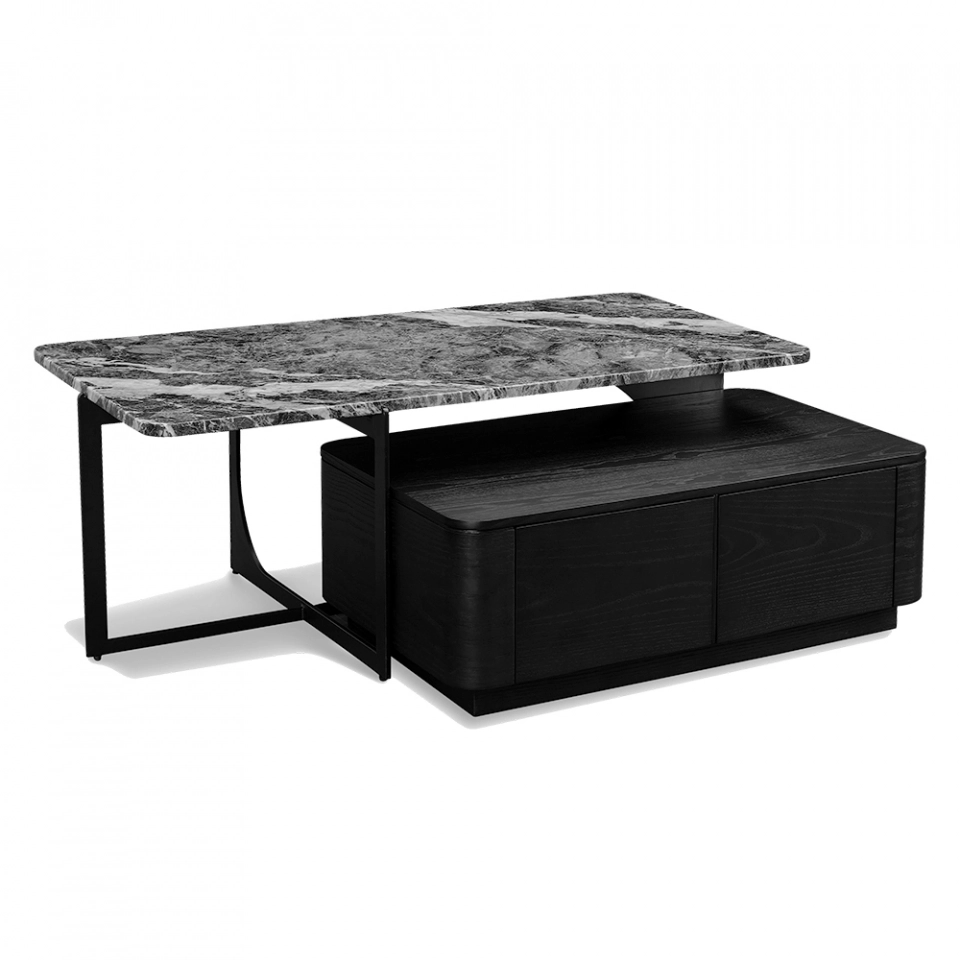 Coffee Table with Storage Console Concise Style Cabinets Home Furniture Living Room DINING TABLE Company - Medyls (6)