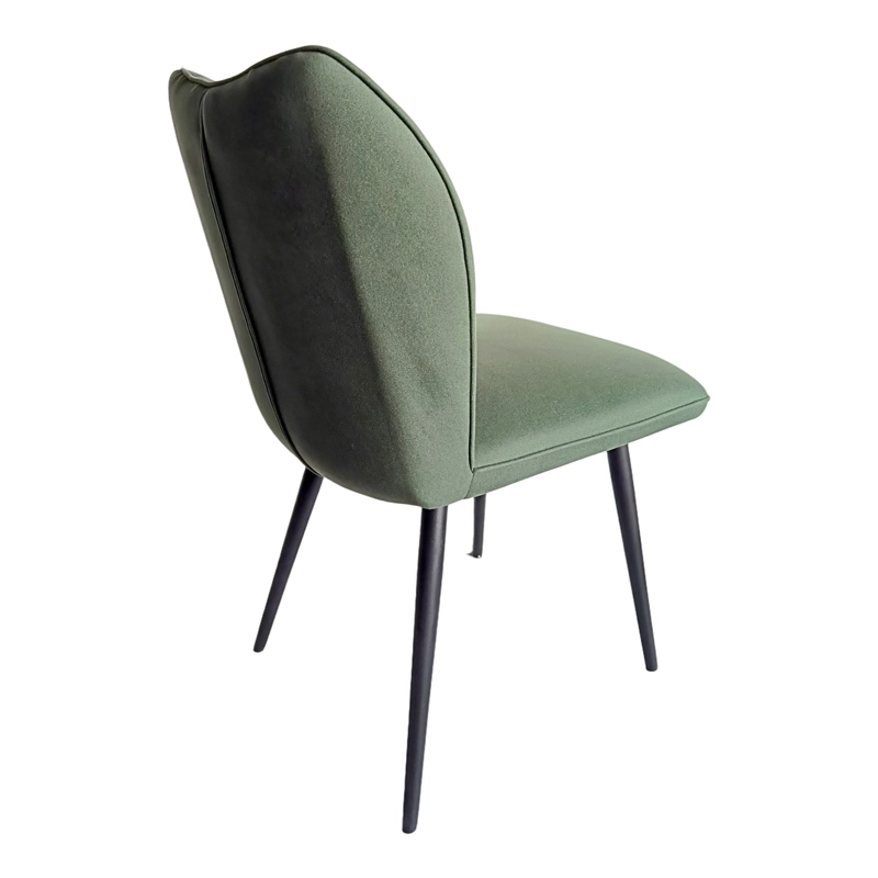 Diamond back DINING CHAIR Modern new Design Metal Frame Fabric Multi-scene chair - Medyls (4)