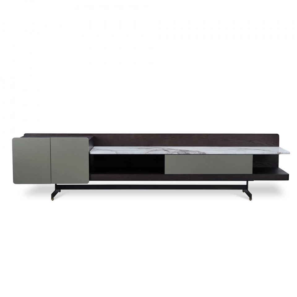 Europe Modern Sideboard Luxury Side Cabinet Soild Wood Double Swing Door Console Cabinet DINING TABLE-Medyls
