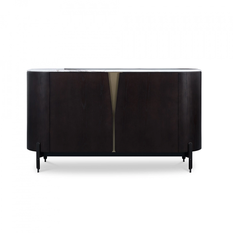 Europe Modern Sideboard Luxury Side Cabinet Soild Wood Double Swing Door Console Cabinet DINING TABLE-Medyls (6)