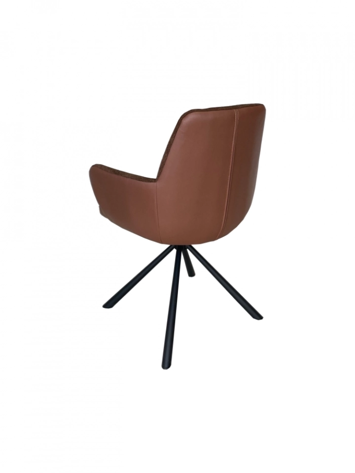 Home Furniture coffee hotel Luxury Upholstered Soft back velvet fabric dining chair with metal legs DINING CHAIR (4)