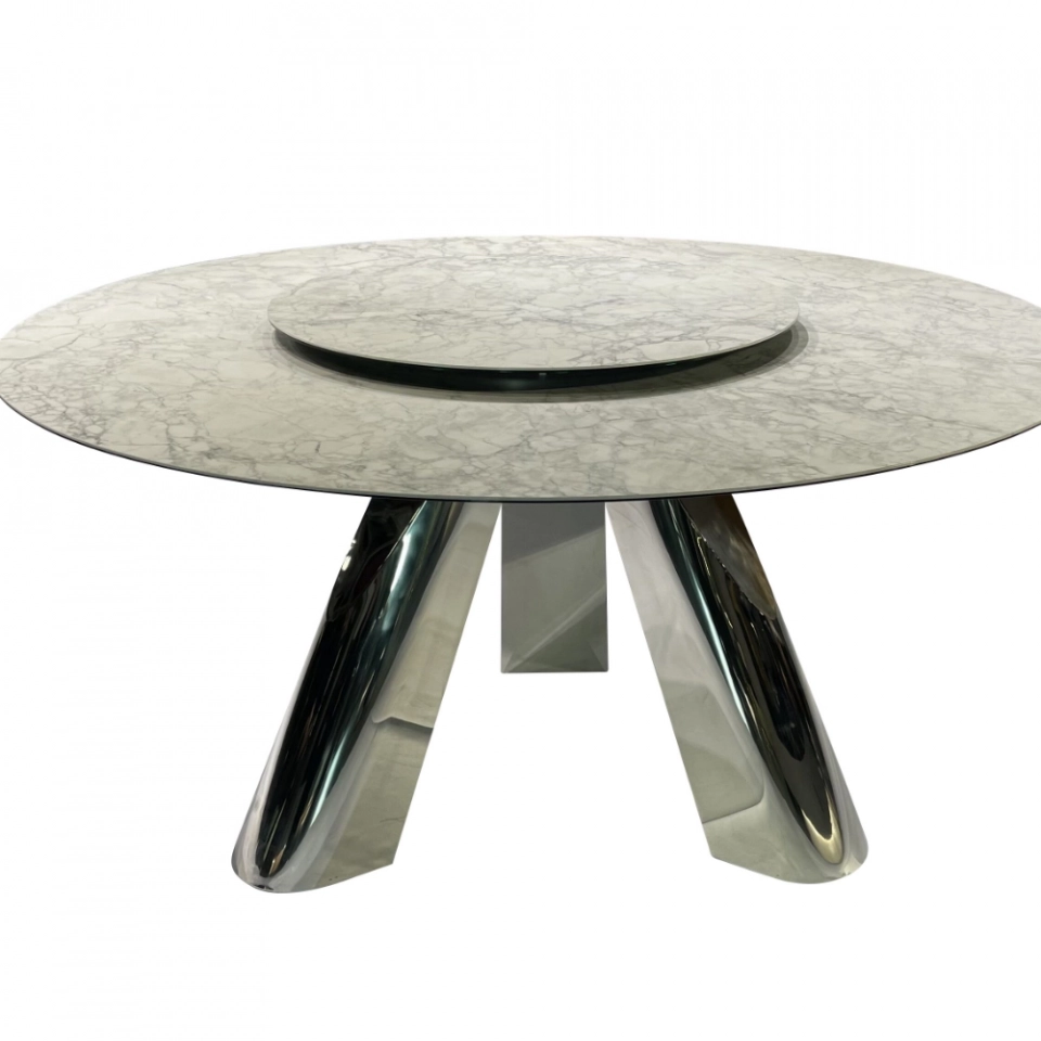 Luxury Nordic Modern Design Expandable Marble Dining Table Sets 4 Seater 6 Chairs Furniture DINING TABLE - Medyls