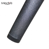 Medyls - Circular Tube Metal Frame Upholstered PU Velvet Fabric Easy Moving Armchair Dining Chair Dining Room Furniture Home Furniture DINING CHAIR (6)