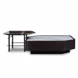 Medyls - Coffee Table with Storage Console Concise Style with Cabinets and Interior Shelves For Home Furniture Living Room Coffee Table DINING TABLE Medyls - Coffee Table with Storage Console Concise Style with Cabinets and Interior Shelves For Home Furniture Living Room Coffee Table DINING TABLE