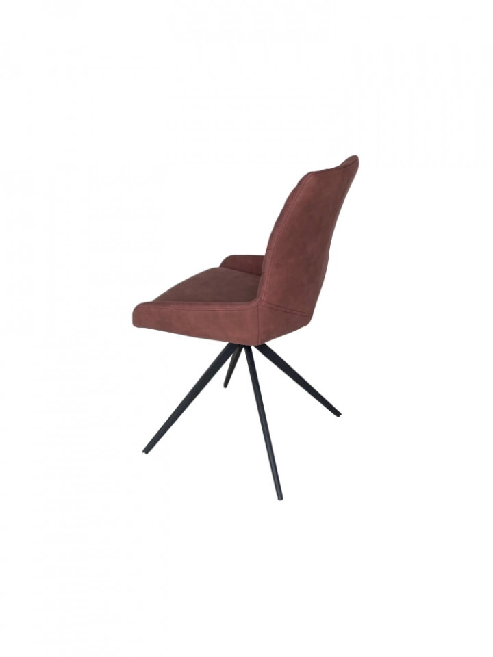 Medyls - Contemporary Green Black Gray Blue Dinning Chair Italian Modern Chesterfield Patio pu Leather Tufted Upholstered Dining Chair DINING CHAIR (3)