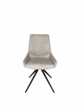 Medyls - Contemporary Green Black Gray Blue Dinning Chair Italian Modern Chesterfield Patio pu Leather Tufted Upholstered Dining Chair DINING CHAIR (6)