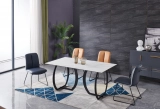 Medyls - Contemporary Luxury Modern Velvet Fabric Dining Chair With Metal Legs Elegant Set Hot Style Time Room Furniture Colorful Color DINING SETS (3)