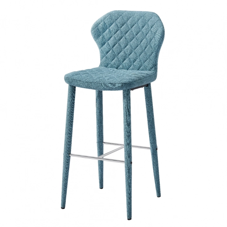 Medyls - Fabric PU Velvet Metal Bar Furniture Design Metal Modern New Dining Chair Home Furniture Factory Wholesale High Quality OEM/ODM BARSTOOL