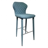Medyls - Fabric PU Velvet Metal Bar Furniture Design Metal Modern New Dining Chair Home Furniture Factory Wholesale High Quality OEM/ODM BARSTOOL (3)