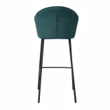 Medyls - Fabric/sandy Black Powder Coating Bar Furniture Dining Chair Furniture Metal Modern Factory New Home Design Hot Sale Green BARSTOOL (4)