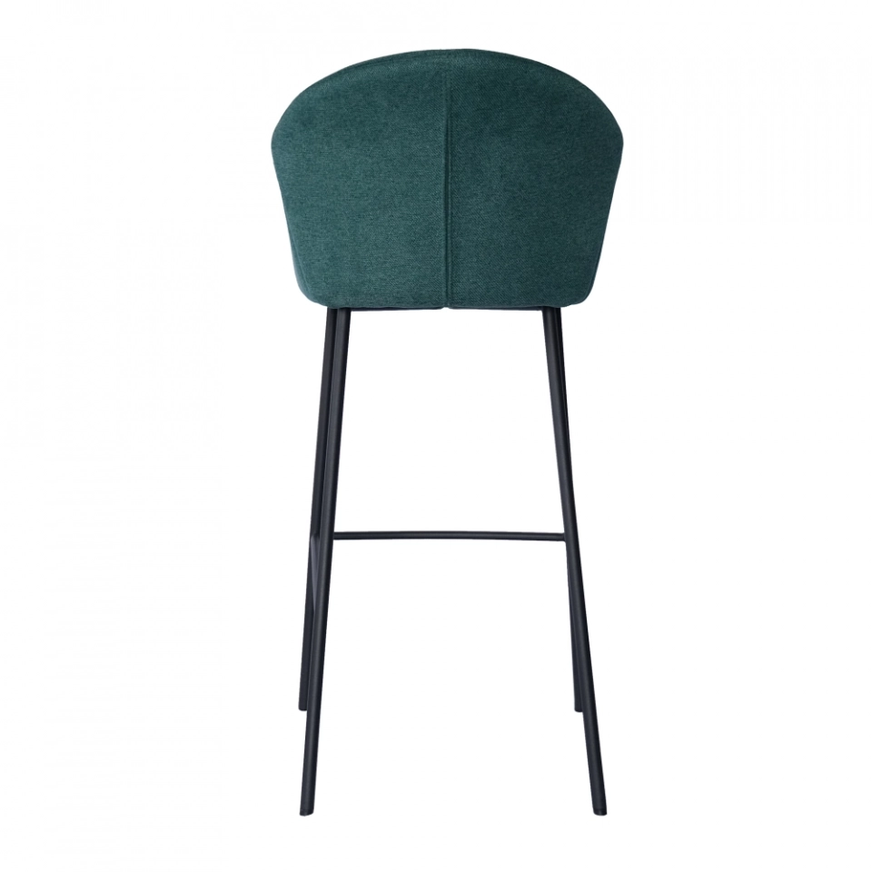Medyls - Fabric/sandy Black Powder Coating Bar Furniture Dining Chair Furniture Metal Modern Factory New Home Design Hot Sale Green BARSTOOL (4)