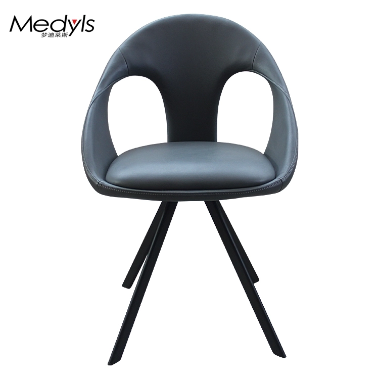 Medyls - Frame Upholstered with PU Dining Chair for Dining Furniture Chairs American Fire Retardant Mail Packing Metal Home Furniture DINING CHAIR (2)