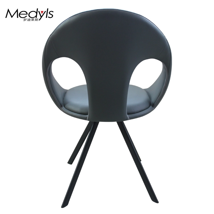 Medyls - Frame Upholstered with PU Dining Chair for Dining Furniture Chairs American Fire Retardant Mail Packing Metal Home Furniture DINING CHAIR (3)
