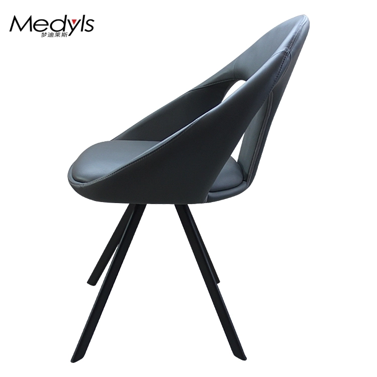 Medyls - Frame Upholstered with PU Dining Chair for Dining Furniture Chairs American Fire Retardant Mail Packing Metal Home Furniture DINING CHAIR (5)