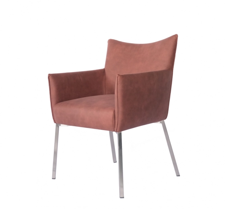 Medyls - Light Luxury New Design Fabric Seat/201Stainless Steel Legs Dining Chair Factory Wholesale Furniture DINING CHAIR