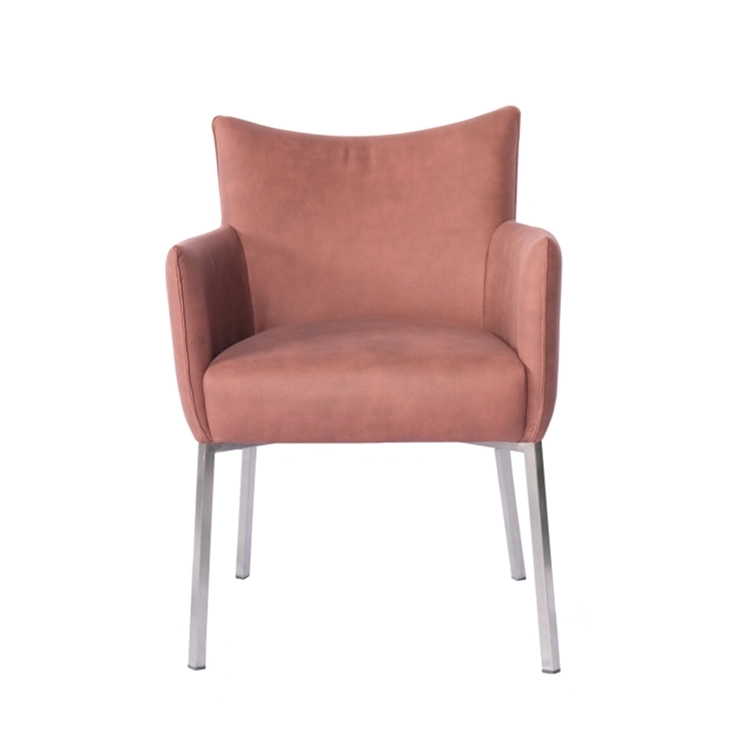 Medyls - Light Luxury New Design Fabric Seat/201Stainless Steel Legs Dining Chair Factory Wholesale Furniture DINING CHAIR (2)