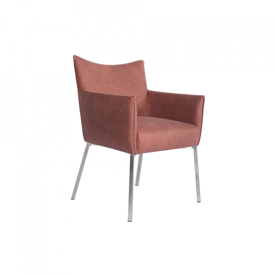 Medyls - Light Luxury New Design Fabric Seat/201Stainless Steel Legs Dining Chair Factory Wholesale Furniture DINING CHAIR (3)