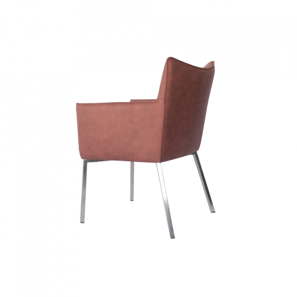 Medyls - Light Luxury New Design Fabric Seat/201Stainless Steel Legs Dining Chair Factory Wholesale Furniture DINING CHAIR (5)