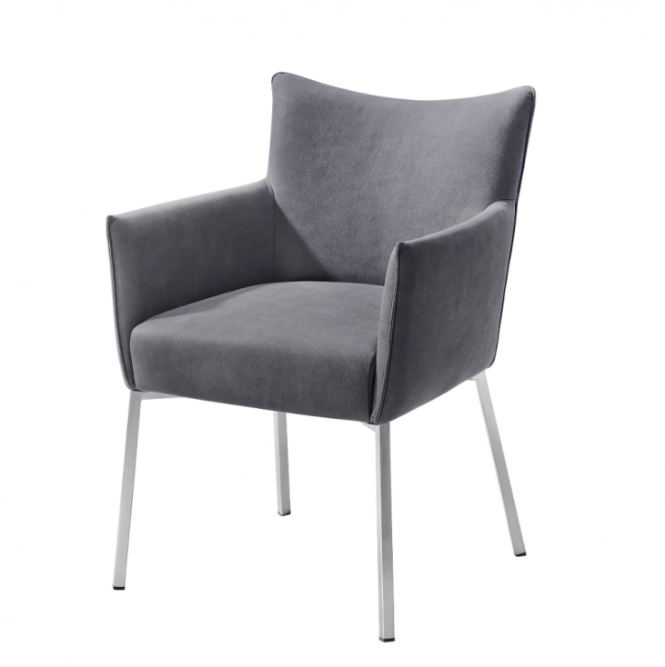 Medyls - Light Steel Legs Dining Chair Cloth of Science and Technology/201stainless Luxury New Design Pink Dining Room Furniture Modern DINING CHAIR