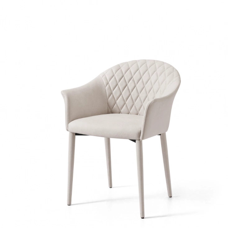 Medyls - Luxury Fabric Velvet Arm Peacock Leisure Lounge Accent Chair Modern Furniture Leather Armchair Living Room Chair Dining Chair DINING CHAIR