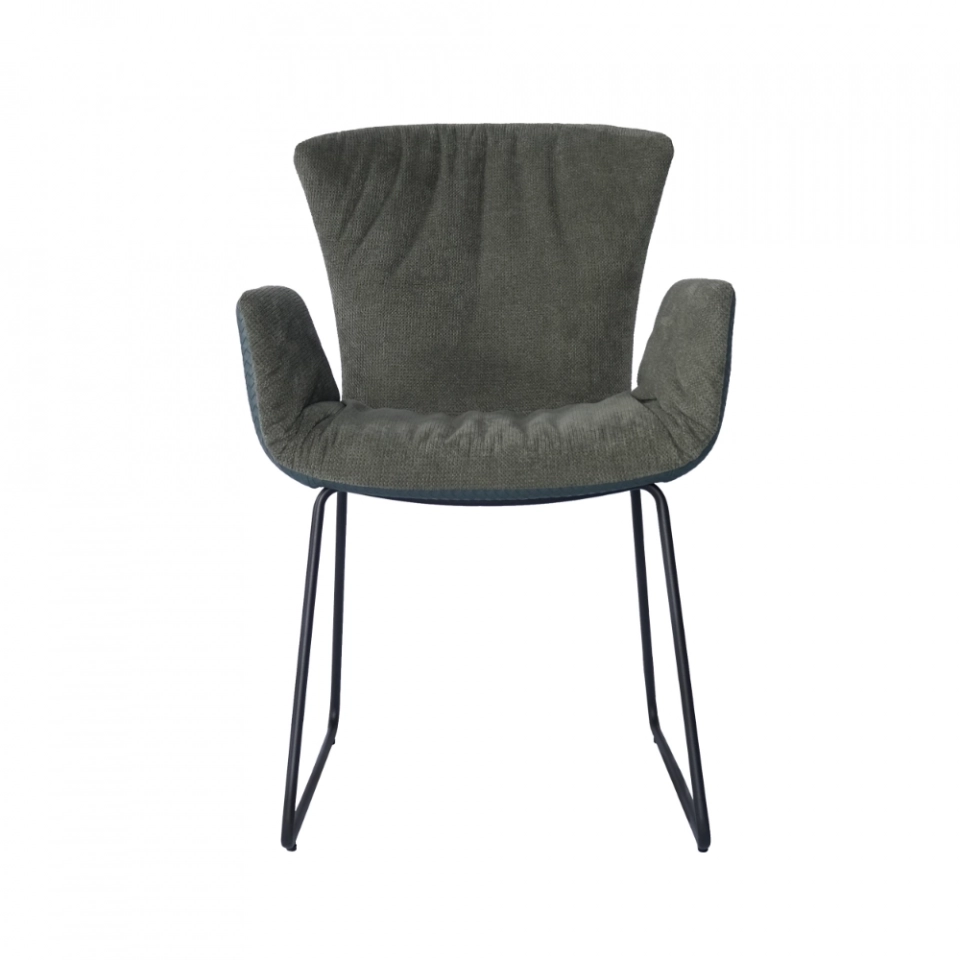 Medyls - Luxury Green Fabric&Blue PU Arm Peacock Leisure Lounge Accent Chair Modern Furniture Leather Armchair Living Room Chair DINING CHAIR (4) Medyls - Luxury Green Fabric&Blue PU Arm Peacock Leisure Lounge Accent Chair Modern Furniture Leather Armchair Living Room Chair DINING CHAIR (4)