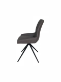 Medyls - Luxury Restaurant Dinning Room Furniture Modern Arm Fabric Velvet Dining Chairs With Metal Legs DINING CHAIR (3)