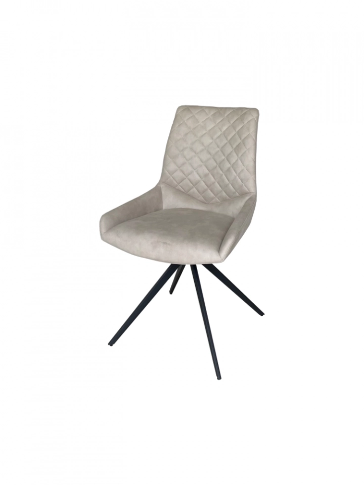 Medyls - Luxury Restaurant Dinning Room Furniture Modern Arm Fabric Velvet Dining Chairs With Metal Legs DINING CHAIR (7)