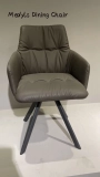 Medyls - Modern 180-degree Turning Metal Frame With PU Armchair For Dining Factory Outlet Vietnam Market Hot Sales DINING CHAIR