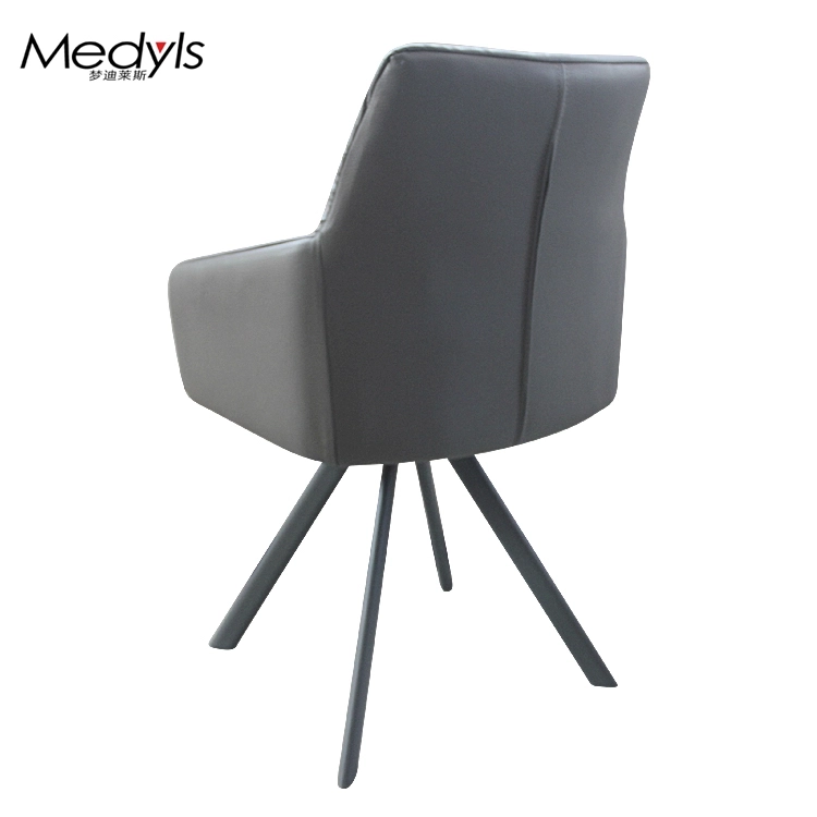 Medyls - Modern 180-degree Turning Metal Frame With PU Armchair For Dining Factory Outlet Vietnam Market Hot Sales DINING CHAIR (3)