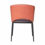 Medyls - Modern Armrest Backrest And Seat Bag Are Different Colors Sandy Black Powder Coating Dining Chair Factory Outlet Hot Sale DINING CHAIR (4)