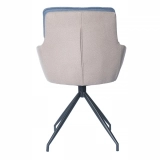 Medyls - Modern Cannot Be Removed And Washed Dining Chair Fabric Seat&Sandy Powder DINING CHAIR (4)