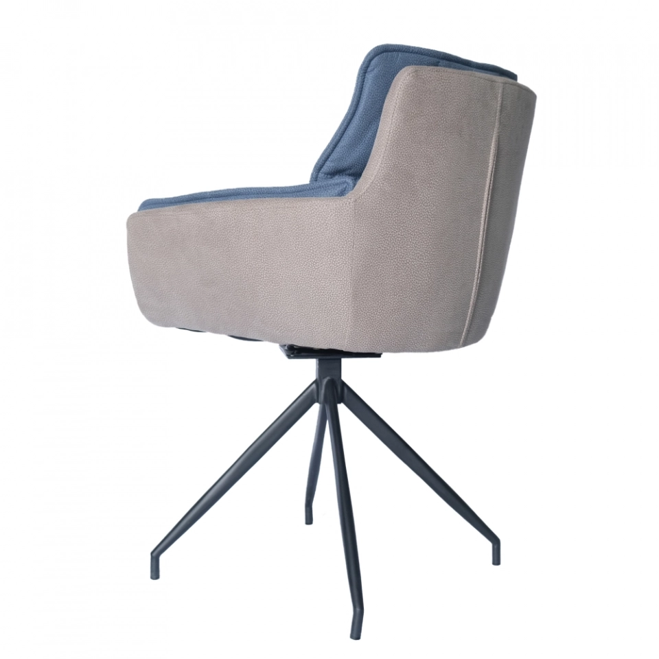Medyls - Modern Cannot Be Removed And Washed Dining Chair Fabric Seat&Sandy Powder DINING CHAIR (3)
