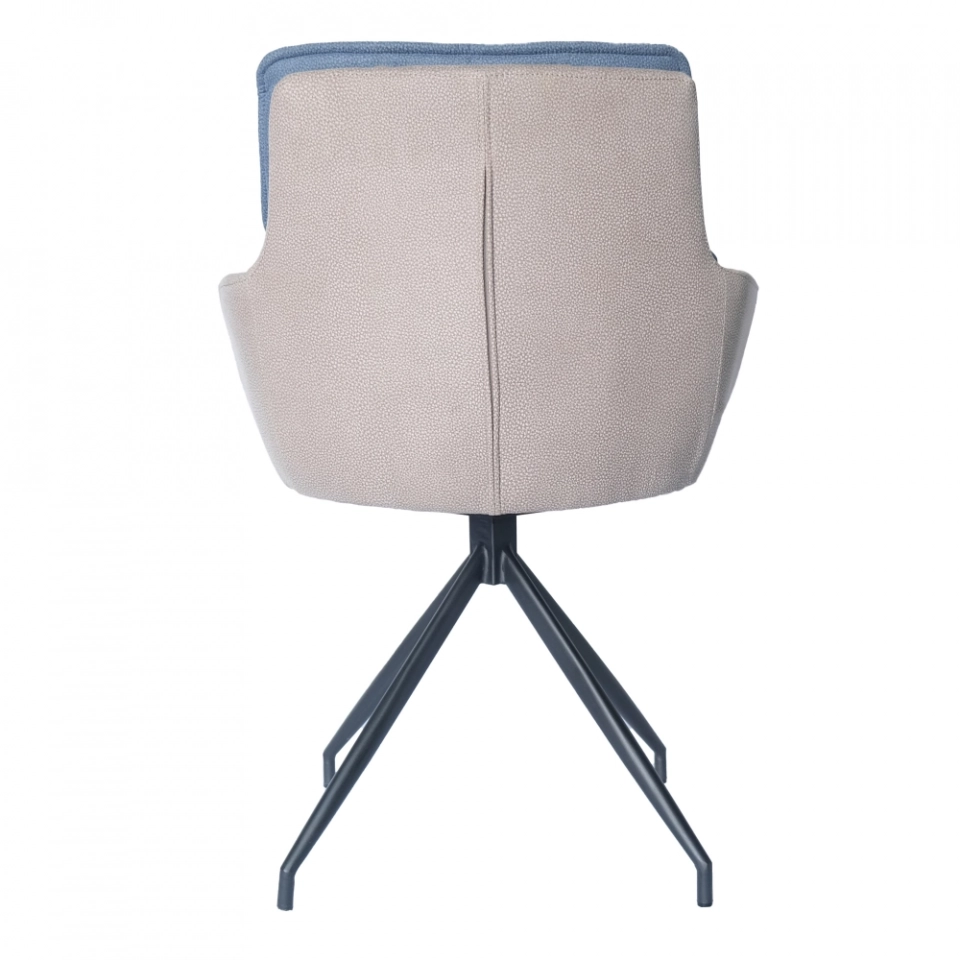 Medyls - Modern Cannot Be Removed And Washed Dining Chair Fabric Seat&Sandy Powder DINING CHAIR (4)