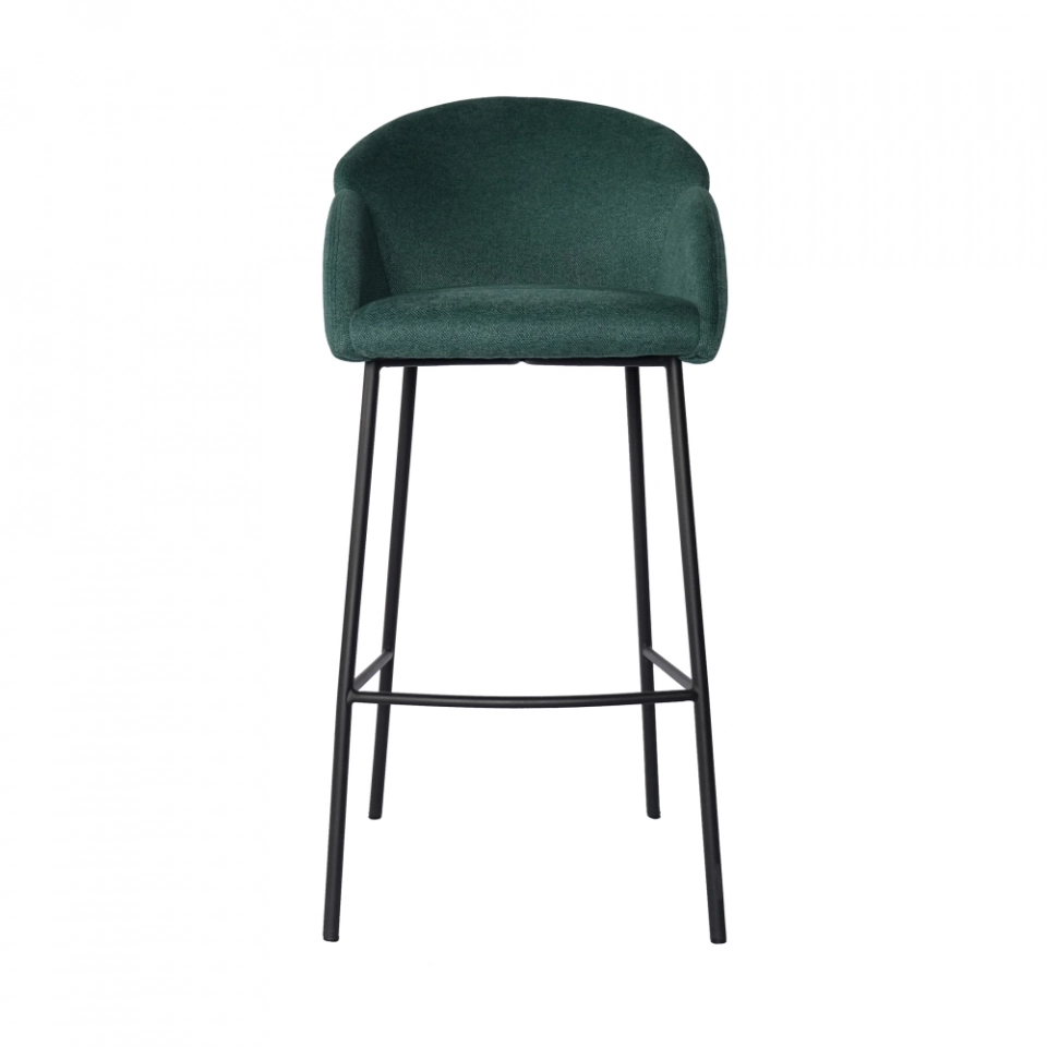 Medyls - Modern Fabric&Sandy Black Powder Coating Restaurant Dining Room Chairs DINING CHAIR (5)