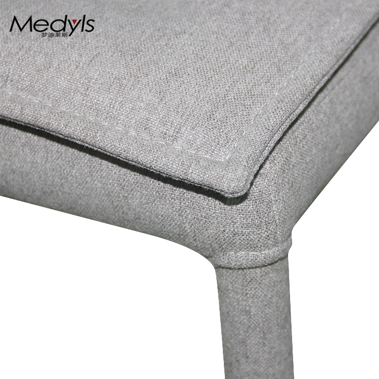 Medyls - Modern Good Quality Buff PU Cover Metal Four Legs Upholstery For Dining Room Chair Factory Wholesales Japanese Market Hot Sale DINING CHAIR (5)