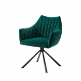 Medyls - Modern Green Velvet Seat &sany Black Frame Dining Chair Living Room Bedroom Furniture Home Furniture Metal Fashion DINING BENCH (4) Medyls - Modern Green Velvet Seat &sany Black Frame Dining Chair Living Room Bedroom Furniture Home Furniture Metal Fashion DINING BENCH (4)