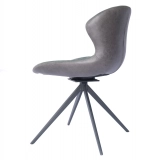 Medyls - Modern New Design 180 Degree Self-Reture Swivel&PU Velvet Fabric Dining Chair For Restaurant Factory Outlet Hot Sales DINING CHAIR (5)