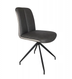 Medyls - Modern New Design Armchair For Office Yellow PU&Sandy Black Powder Coating With 360 Swivel Chair Factory Outlet Hot Sales OFFICE CHAIR (6)