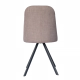 Medyls - Modern New Design Armchair For Restaurant Blue Fabric&Sandy Black Powder Coating Factory Outlet Hot Sales DINING CHAIR (6)