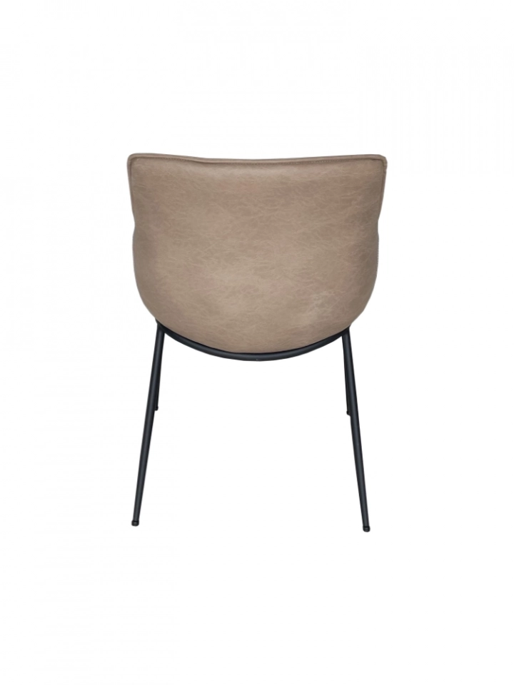 Medyls - Modern New Design Armchair For Restaurant Green Fabric&Sandy Black Powder Coating Factory Outlet Hot Sales DINING CHAIR (6)