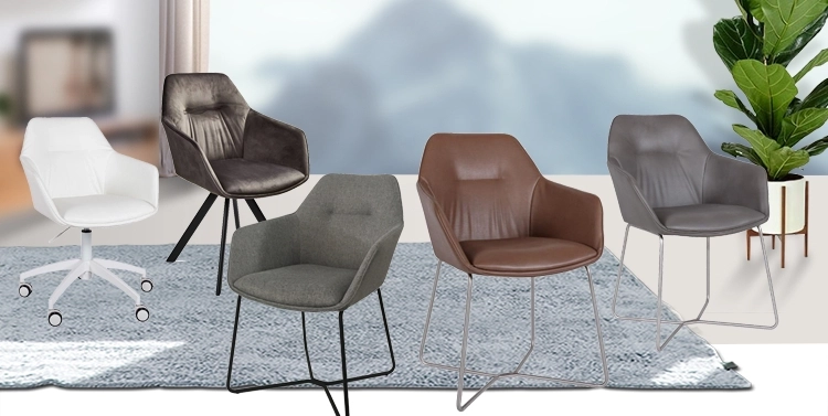 Medyls - Modern New Design Armchair For Restaurant Green Fabric&Sandy Black Powder Coating Factory Outlet Hot Sales DINING CHAIR (6) Medyls - Modern New Design Armchair For Restaurant Green Fabric&Sandy Black Powder Coating Factory Outlet Hot Sales DINING CHAIR (6)