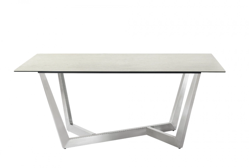 Medyls - Modern New Design Dining Table Porcelain Counter Tops&Iron Frames Adjust The Foot Plug For Restaurant Dining Room Home Furniture DINING TABLE (3)