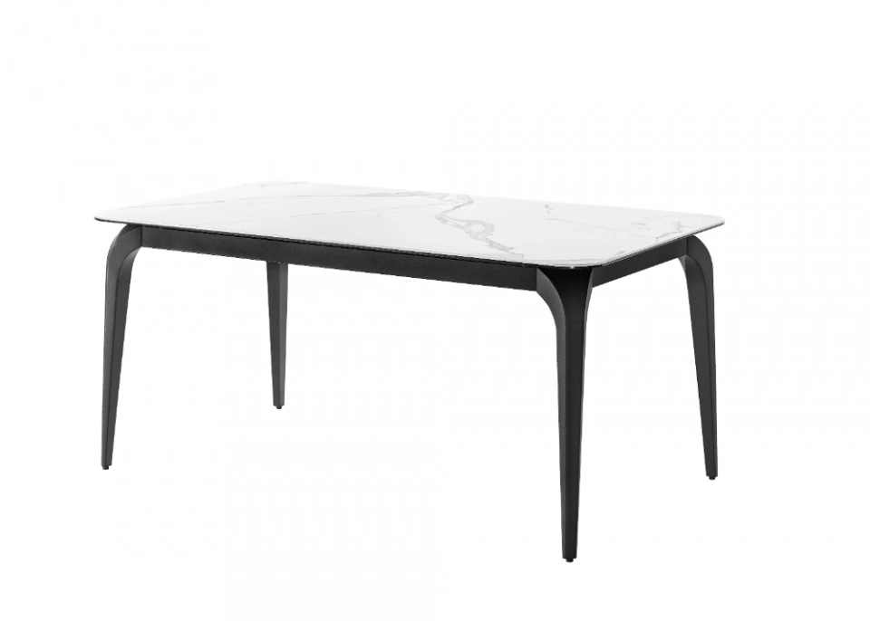 Medyls - Modern New Design Dining Table Porcelain Counter Tops&Iron Frames Adjust The Foot Plug For Restaurant Dining Room Home Furniture DINING TABLE (4)