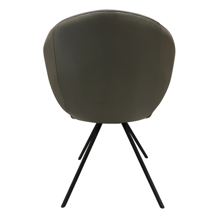 Medyls - Modern New Design Mid-century Industrial Vintage Leather Bar Stools Chairs With Back Kitchen Nordic PU Leather Hot Sales DINING CHAIR (4)