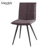 Medyls - Modern Promotion Blue Fabric&sandy Black Powder Coating Dining Chair Dining Room Furniture Home Furniture Metal Fabric DINING CHAIR (5)