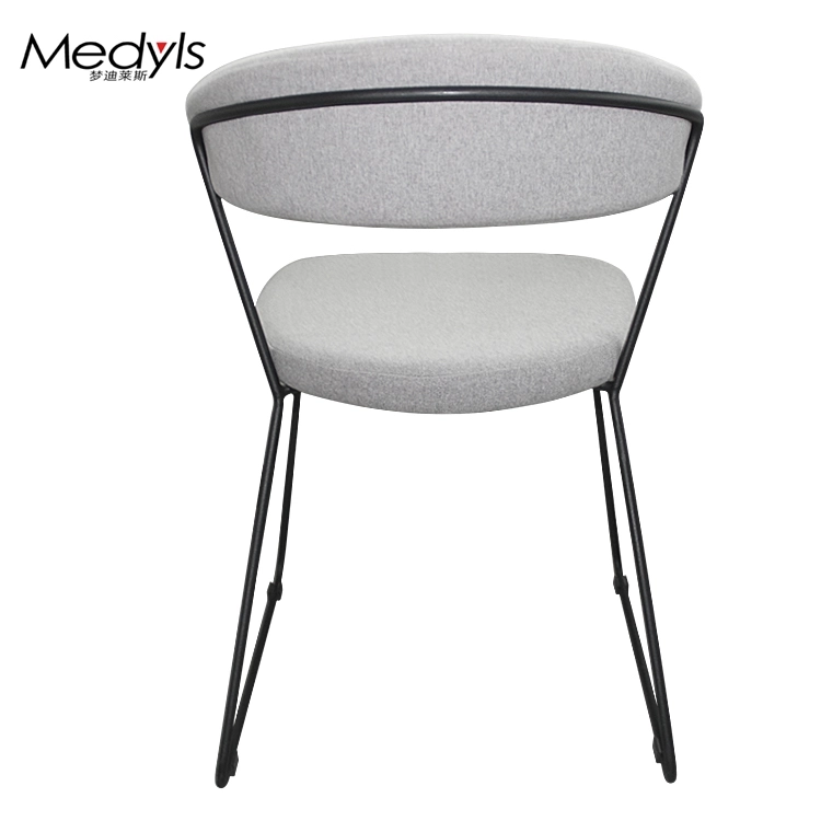 Medyls - Modern Promotion Grey Fabric&Sandy Black Powder Coating Dining Chair Factory Outlet Hot Sale DINING CHAIR (5) Medyls - Modern Promotion Grey Fabric&Sandy Black Powder Coating Dining Chair Factory Outlet Hot Sale DINING CHAIR (5)