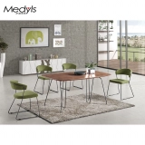 Medyls - Modern Promotion Grey Fabric&Sandy Black Powder Coating Dining Chair Factory Outlet Hot Sale DINING CHAIR (6) Medyls - Modern Promotion Grey Fabric&Sandy Black Powder Coating Dining Chair Factory Outlet Hot Sale DINING CHAIR (6)