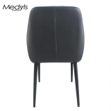 Medyls - PU Leather Upholstered Dining Room Furniture With Armrset Restaurant Dining Chair DINING CHAIR (5)