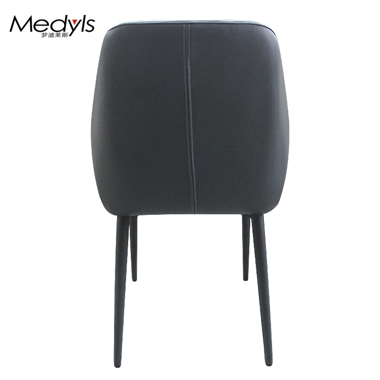 Medyls - PU Leather Upholstered Dining Room Furniture With Armrset Restaurant Dining Chair DINING CHAIR (5)